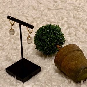 Fresh Water Faux Pearl Drop Earrings